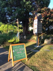 Featured Image for “Ice cream social and curbside library”