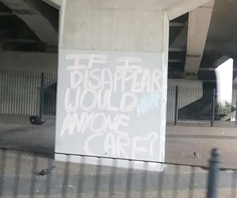 Featured Image for ““If I disappear would anyone care?””