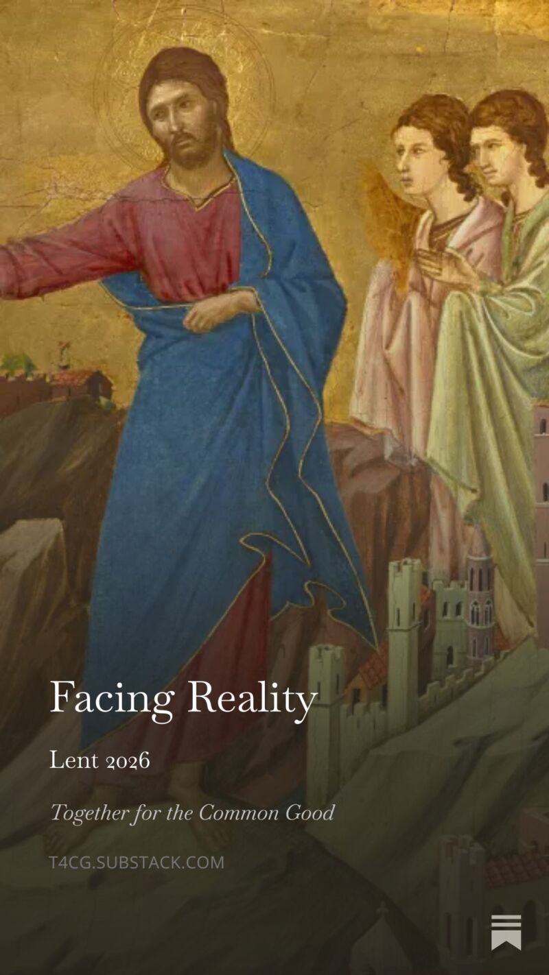 Image for the Tweet beginning: Facing Reality - the Lent